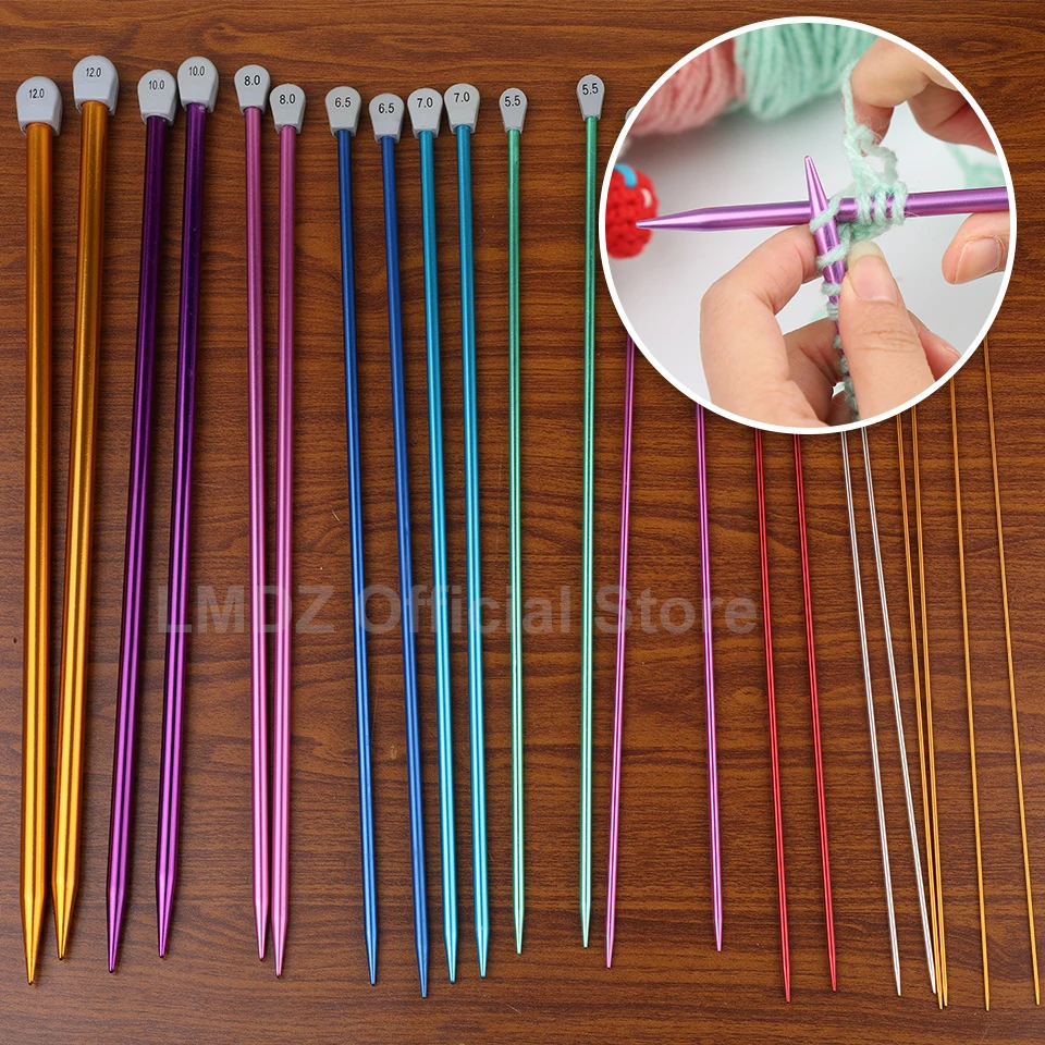 12mm Long Bamboo Knitting Needles (35cm)