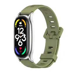 Xiaomi Smart Band Strap Wristband - Stylish Replacement Bracelet - Mi Band 8 (Hole Army Green)