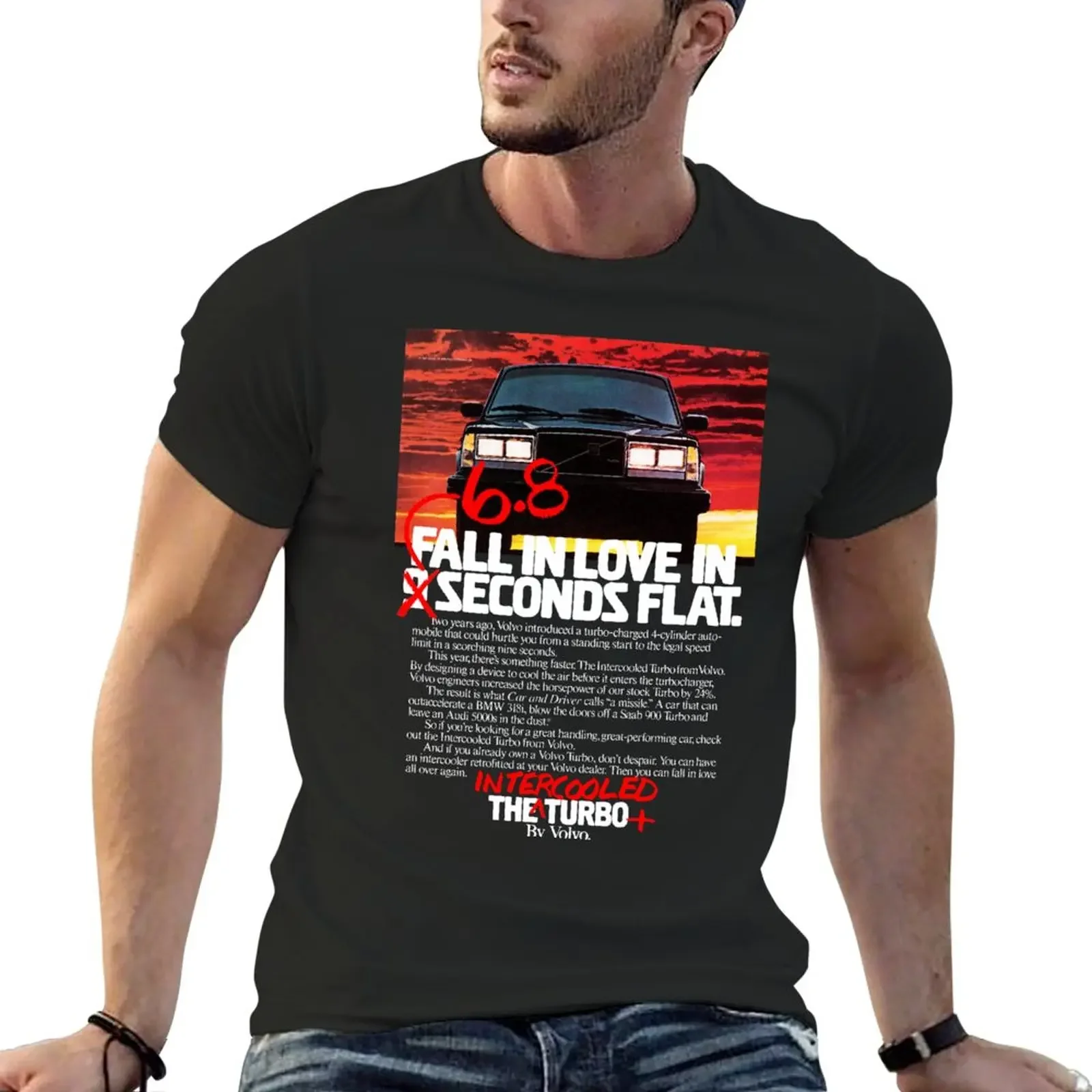 

240 TURBO INTERCOOLER ADVERT T-Shirt customizeds anime heavy weight t shirts for men