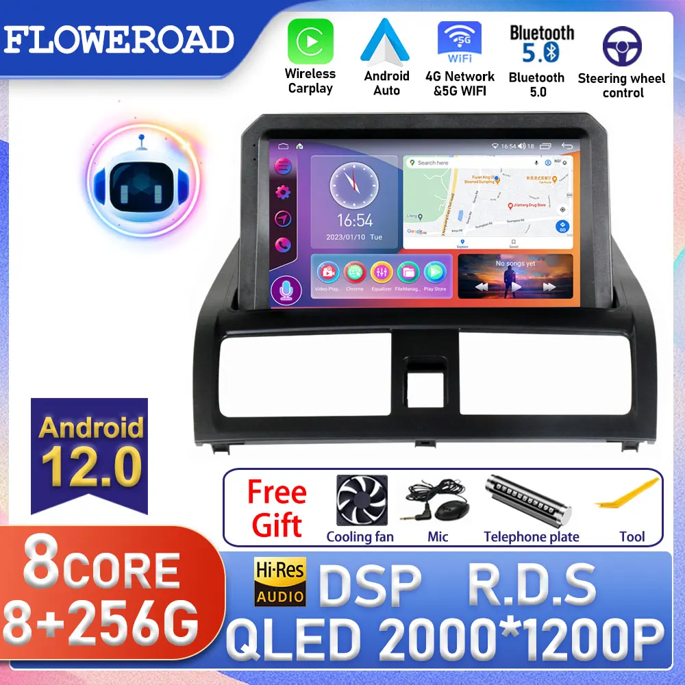 Android Per Honda Accord 7 2002 -2007 Autoradio Monitor Di Navigazione Schermo Lettore Multiemdia Autoradio Carplay Gps Ips Tv 2 Din