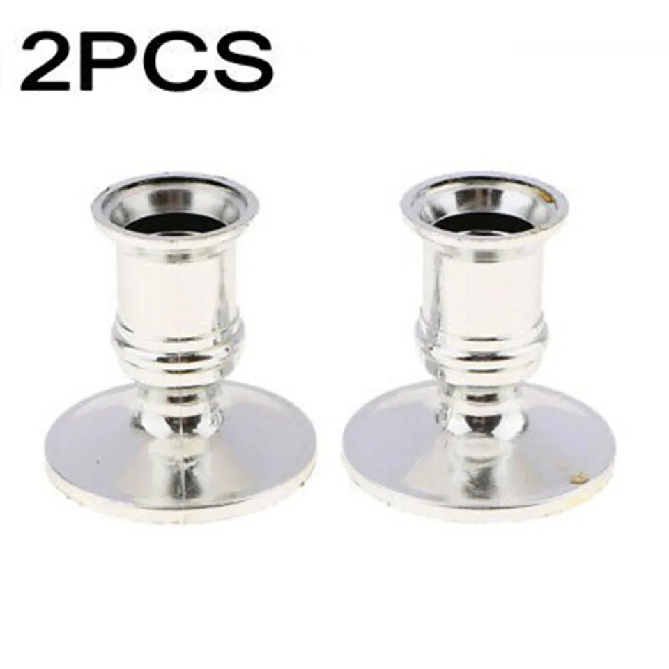 Anndason Set di 6 portacandele neri neri portacandele neri conici neri portacandele portacandele decorativi per decorazioni domestiche, matrimoni, cene, feste, anniversari (nero