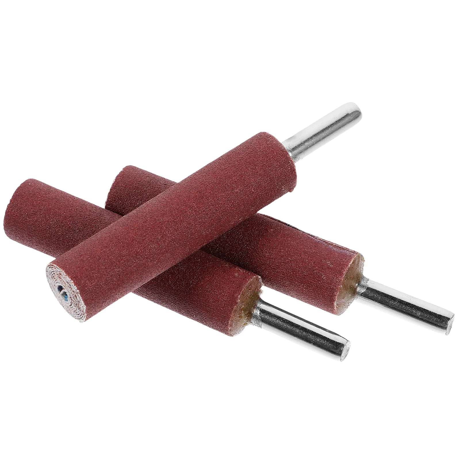 

3 Pcs Sandpaper Grinding Head Rotary Tool Sanding Sticks Accessories Drums Mandrels Iron Bit Bits Sander Kit