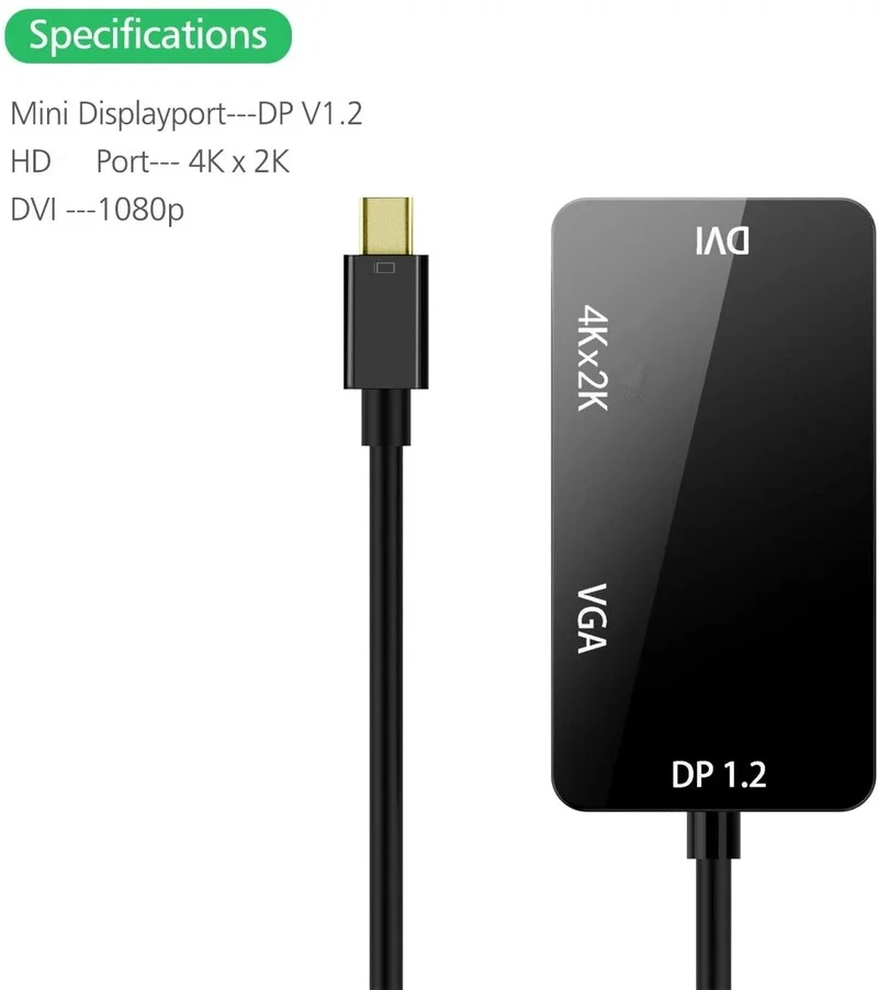 Thunderbolt 2 dock hub Mini Displayport-VGA HDMI-macbook Mac book pro ǥ  4K Dvi  ȯ