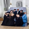 New KPOP Boys  Stray Kids Printed Blanket Picnic Blankets Warm Blanket Soft and Comfortable Blanket Home Travel Birthday Gift 3