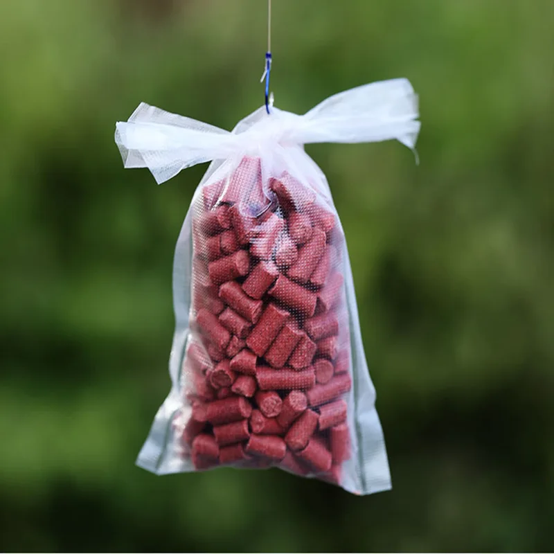 MNFT 6 Sizes 50Pcs PVA Carp Fishing Bags Quick Water Soluble Baits Bag for Solid Baits Carp Fishing Equipment Tackle Kit