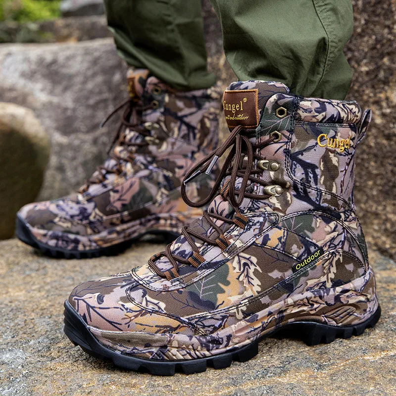 KOWM Hunting Boots Tactical Desert Combat Male trekking Boots