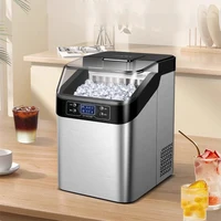 Commercial ice machine small household 30 kg desktop square ice milk tea shop dormitory night market stall ice machine 1