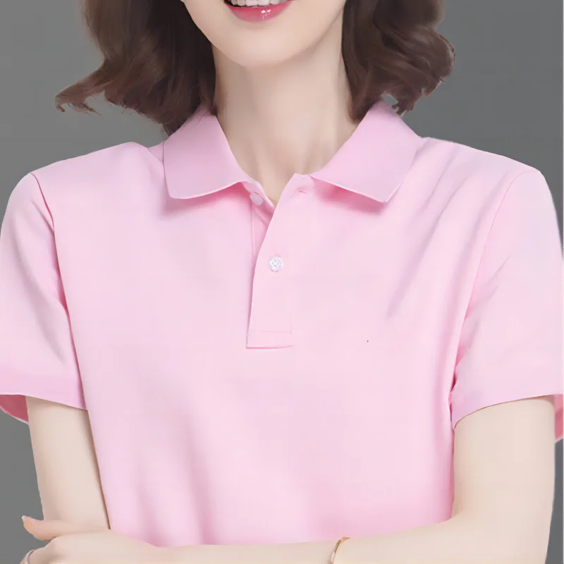 Summer MAGCOMSEN Womens Golf Tennis Shirts Lightweight Short Sleeve Summer Polo T-shirts UPF 50+Polo Collared Shirts Athlet