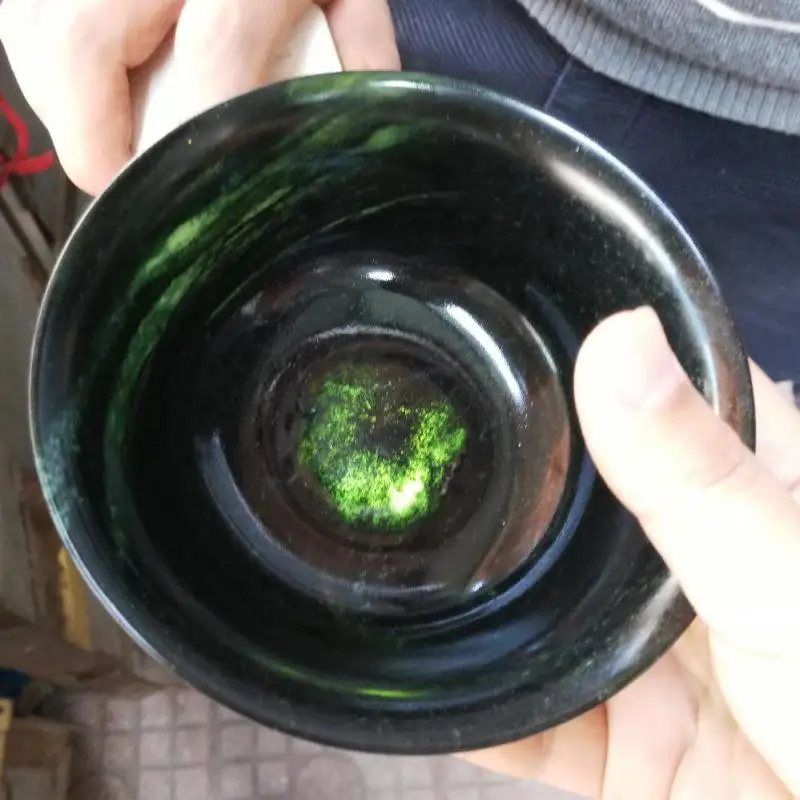 

11*11cm Natural Jade Teacup Gongfu Teaware Genuine Chinese Nephrite Hetian Jades Tea Bowl Hand Carved Health Cups Jade Rice Bowl