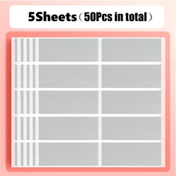 50pcs Creative Scratch - Off Reward Stickers for Party Favors and DIY Projects (Sliver)
