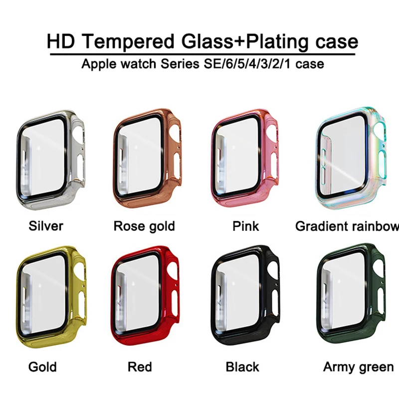 Premium HD Glass Screen Protector for Apple Watch Cases - Universal Fit