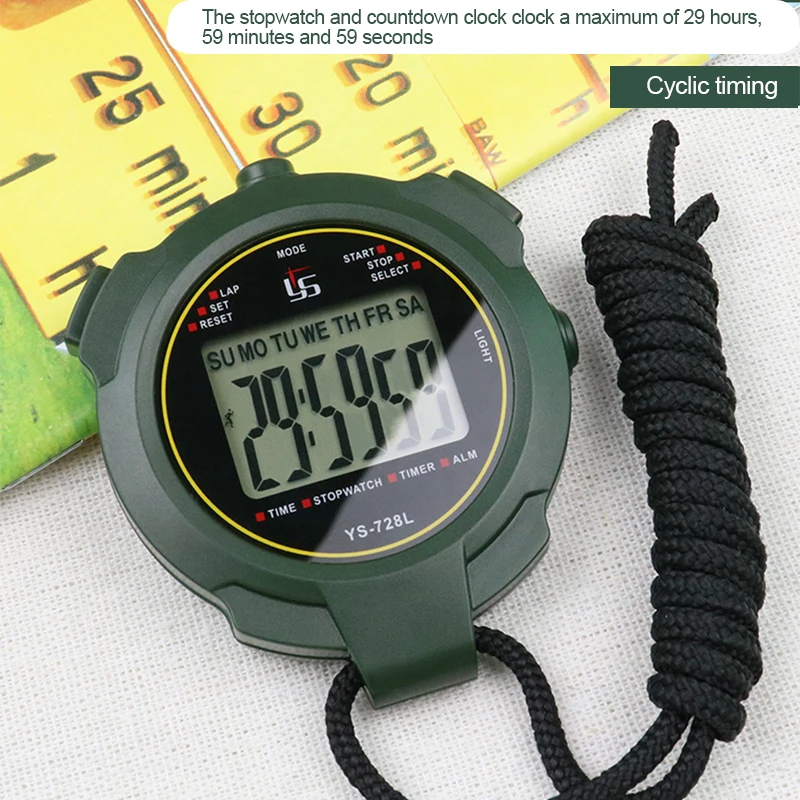 30h Stopwatch Timer Outdoor Sport Running Training Chronograph