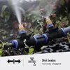 3/8" 9/12mm Garden Misting System Fitting Adjustable Brass Nozzle Atomizer Valve Tee Elbow Cross Quick Connect Adapter PE Tubing 4