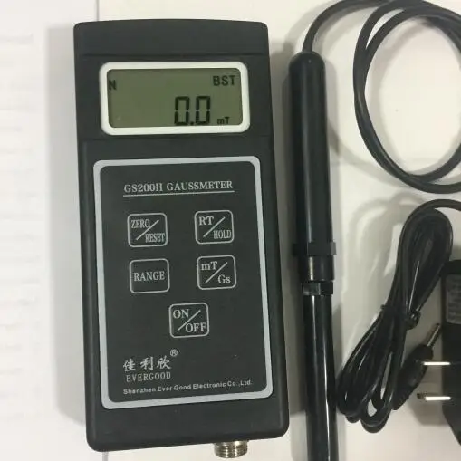 

0 ~ 200mT ~ 2000mT Magnetic Measurements Gauss Meter Magnetic Field Gauss Meter GS200H