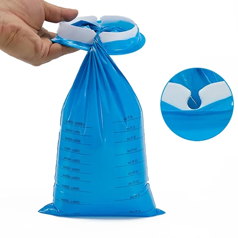 Disposable Sick Bags Travel Car Airplane Motion Sickness Nausea Vomit Cleaning Bag Blue Portable Sick Nets for Hospotal 4