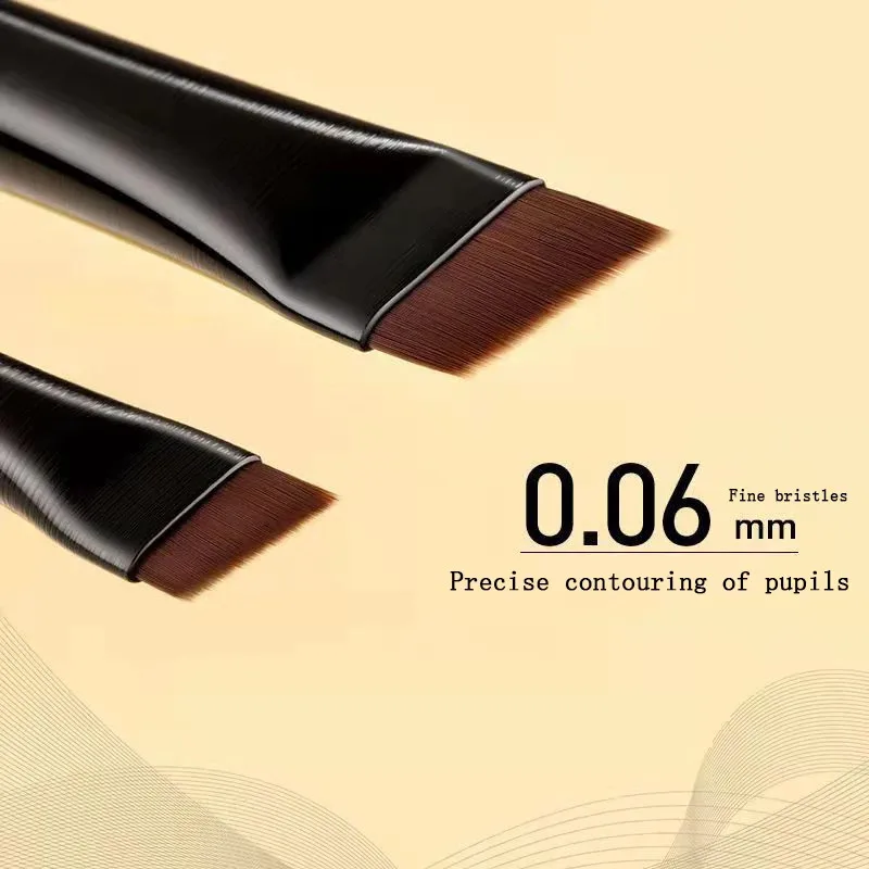 1/2/5/6/10Pcs New Blade Makeup Brushes Angled Thin Eyebrow Brush Flat Fine Eyeliner Brush Professional Liner Beauty Make Up Tool