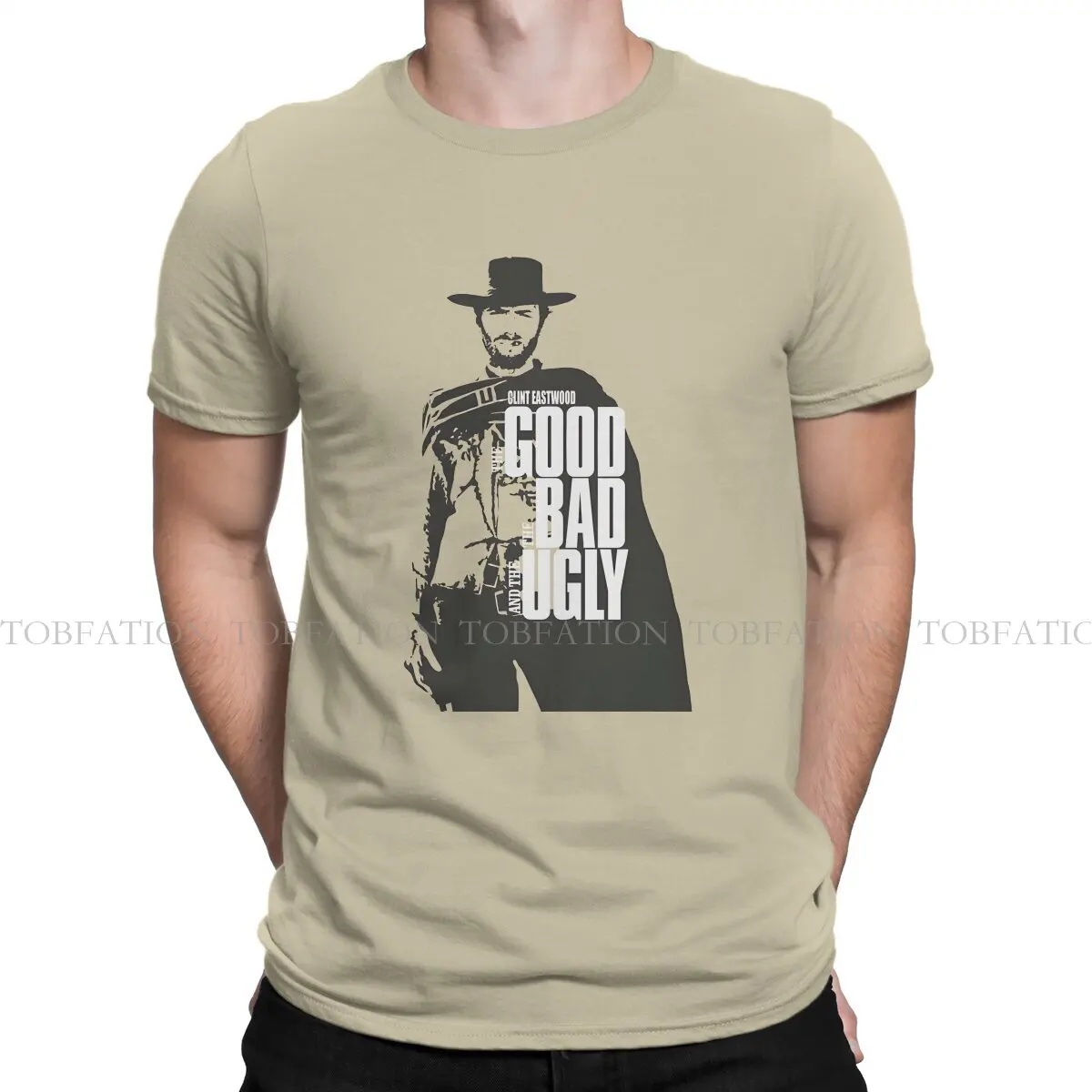 

Clint Eastwood The Good The Bad & The Ugly Movie Men T Shirt Cotton Graphic O-Neck TShirt Harajuku Streetwear