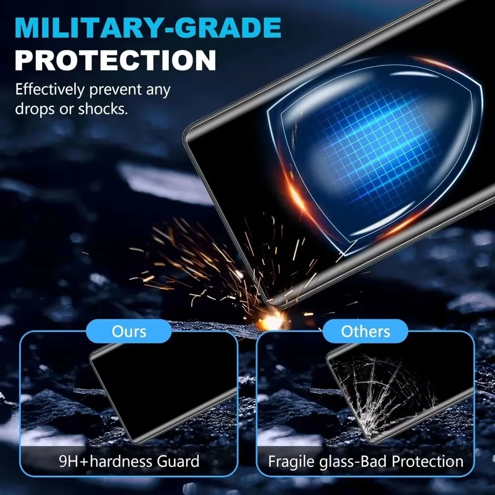 Premium Tempered Glass Screen Protector - Easy Install HD Film