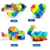 24 Colored Magic Cube Toys 3D Puzzle Fidget Transformable Cube Kid Education Toys Twist Transformable Kid Puzzl Gift 3