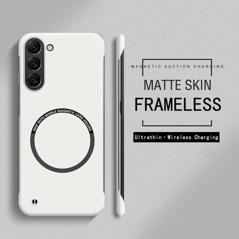 Luxury Matte Frameless Magnetic Thin Case - Hard PC Protective Back Cover