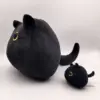 5pcs Mother Black Cat and Small Cats Plush Toy Stuffed Animals Doll For For Halloween Thanksgiving Day Christmas Gifts 2