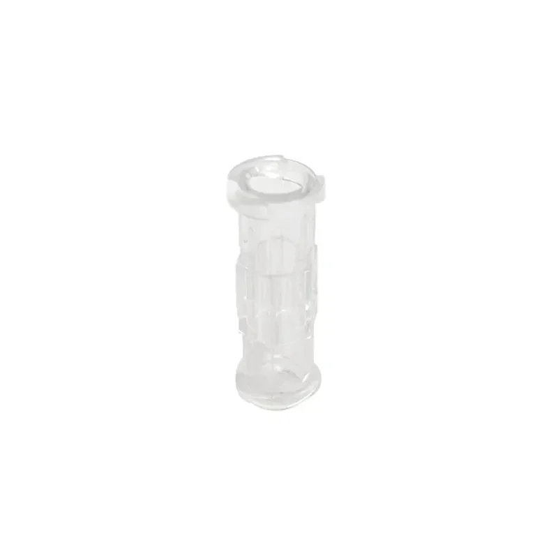 Disposable sterile double helix sterile Luer lock adapter, leak proof transparent plastic syringe connector