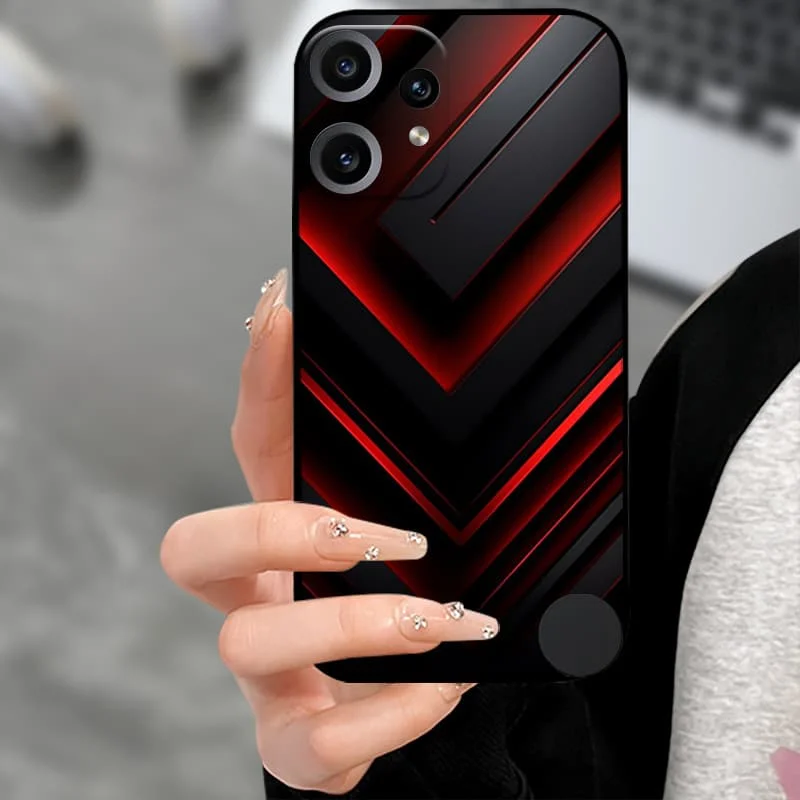 Premium Soft TPU Silicone Back Cover with Camera Protector - Black Bumper Case