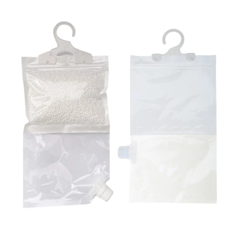 

10pcs Wardrobe Dehumidifier Bags,Hanging Moisture Absorber Damp Remover for Home