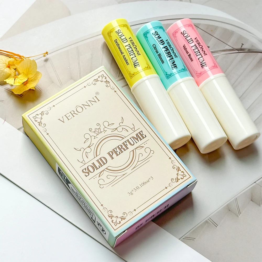 3 bâtons de parfum solides - Parfum longue durée, naturel et frais, baume solide portable pour les rendez-vous 1 3 bâtons de parfum solides - Parfum longue durée, naturel et frais, baume solide portable pour les rendez-vous 1