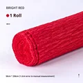 1 roll bright red