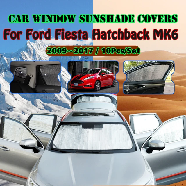 Auto volle Abdeckung Sonnenschutz für Ford Fiesta mk6 vi Fließheck 2009 ~  2017 Anti-UV-Sonnenschutz Fenster Sonnenschutz Abdeckung Auto Zubehör -  AliExpress