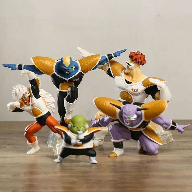 

Фигурки героев аниме «Драконий жемчуг Ginyu Force Ginyu Jeice Burter Recoom Guldo», игрушки, злодейская кукла, модель ручной работы для мальчиков и девочек