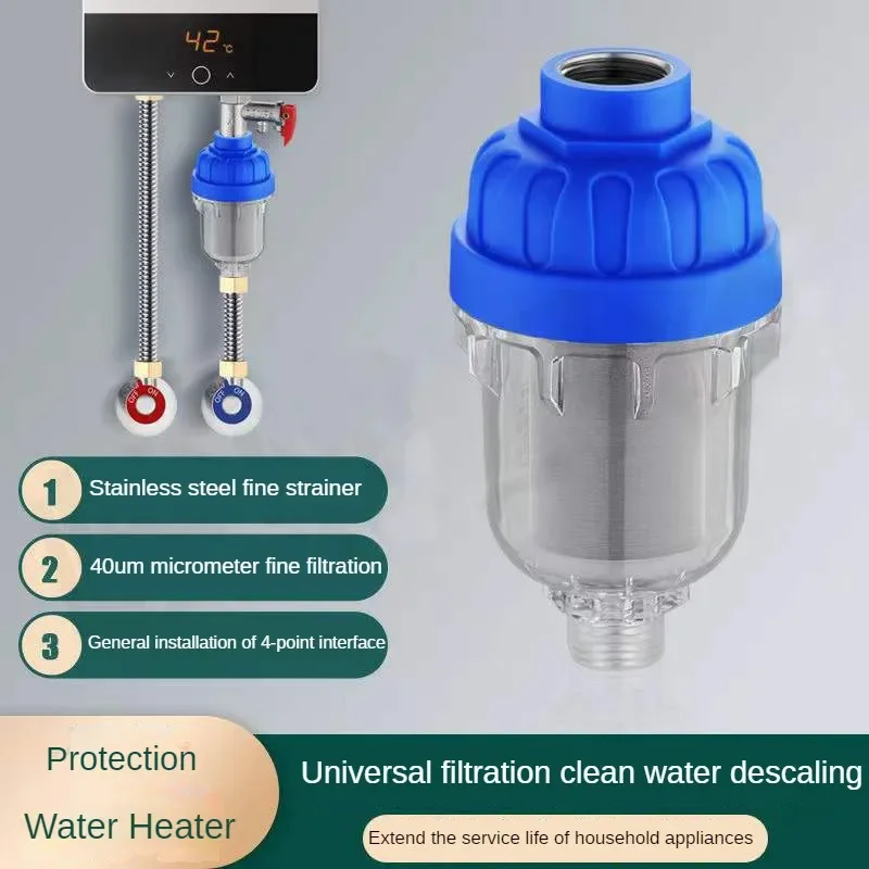 

Gas Electric Water Heater Pre-filter Washing Machine Faucet Water Purifier Stainless Steel Cartridges Shower Head Scale Filter