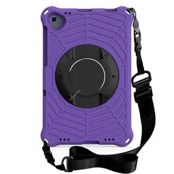Durable Rotating Kickstand Kids Case for 10.1 Inch Tablet - Protective Cover (PURPLE)