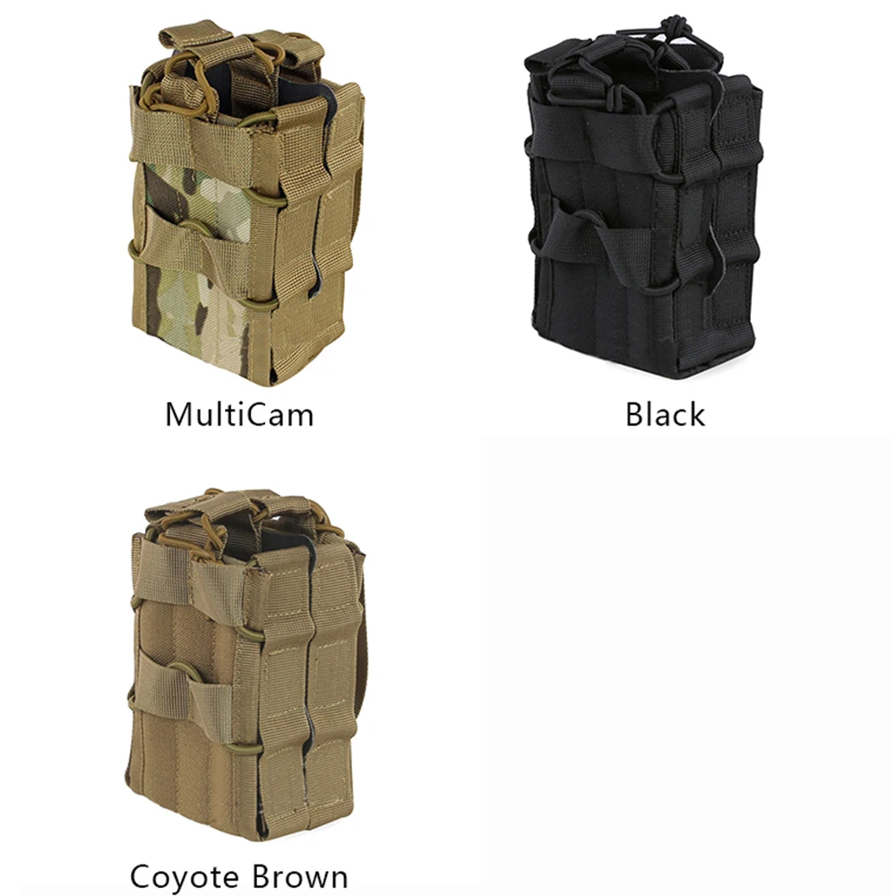 

IDOGEAR Hunting Molle Tactical Double 5.56 Magazine Pouch MOLLE Mag Carrier Military Airsoft Accessories CS Paintball Gear Caza