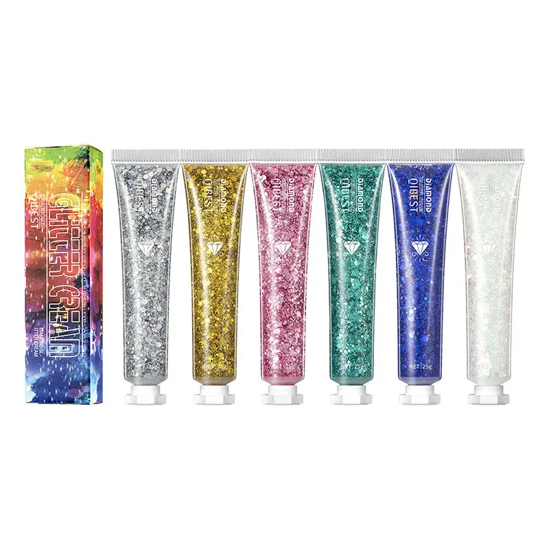 18g Body Glitter Gel Professional Shiny Loose Sequins Cream Festival