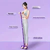 4 Tube Resistance Bands with Ergonomic Pedal, Full Body Workout, Yoga, Pilates, Core, Glutes, Hamstrings,Quads,Chest, Back, Neck 3