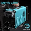 140A Welding Machine 120V 4-in-1 Flux Core Gasless MIG Welder Stick TIG Suitable 2-11lbs Coils Dual Panel Control CSA Certified 6