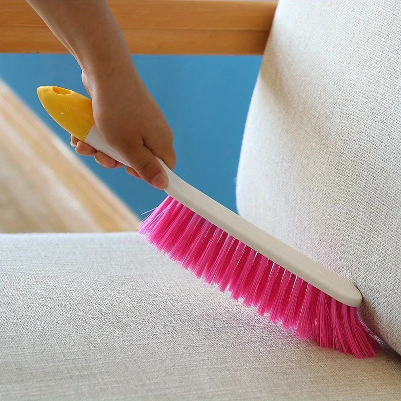 Soft Fur Bed Brush Dust Removal Brush Bed Sweeping Brush Long Handle Bristles Bed Cleaning Brush Sofa Dust Brush Cleaning Tools 4