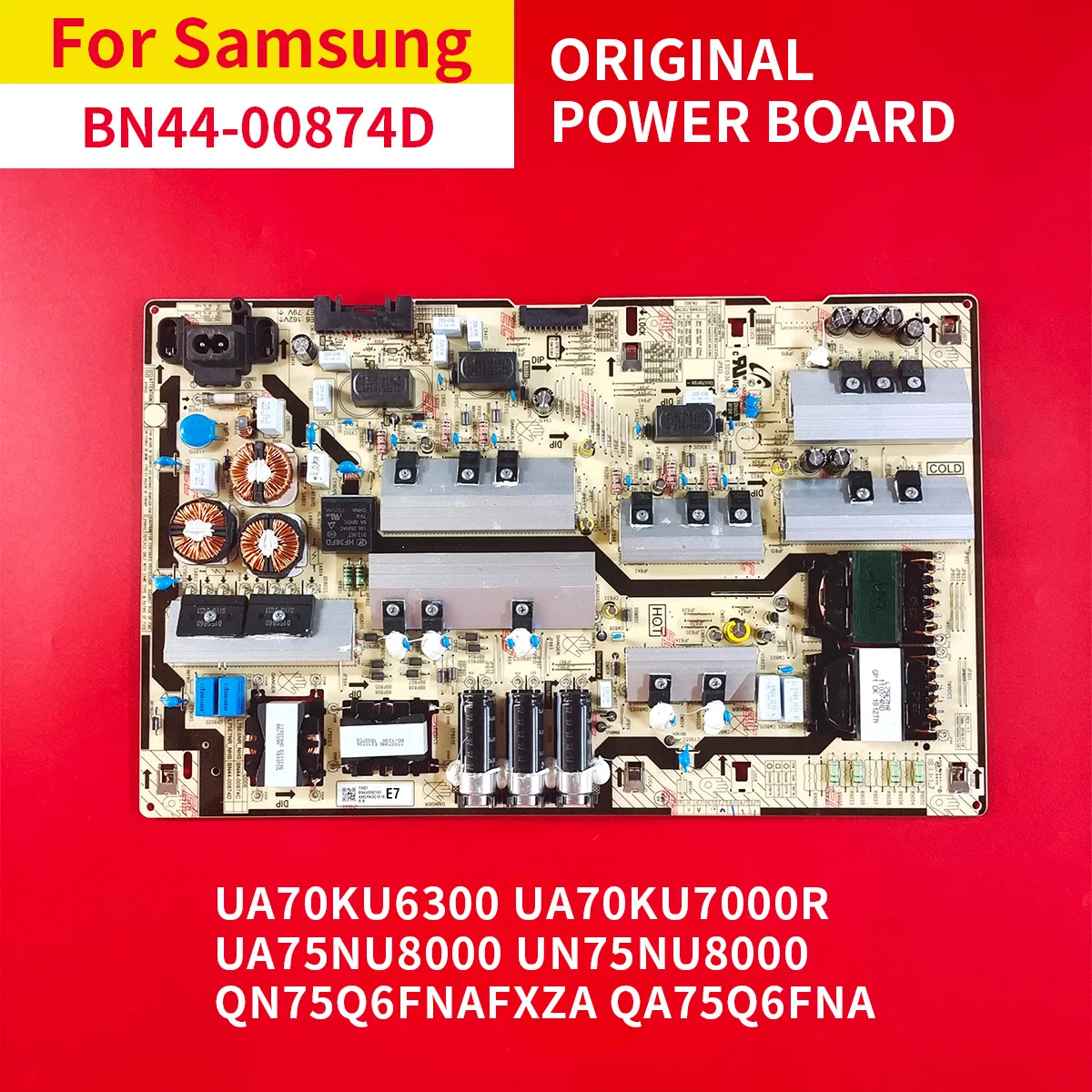 Original Power Board BN4400874D L75E7NR_NHS Supply for Samsung