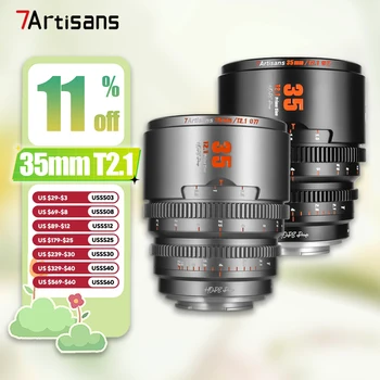 7artisans 35mm T2.1 S35 Cine Prime Lens 1