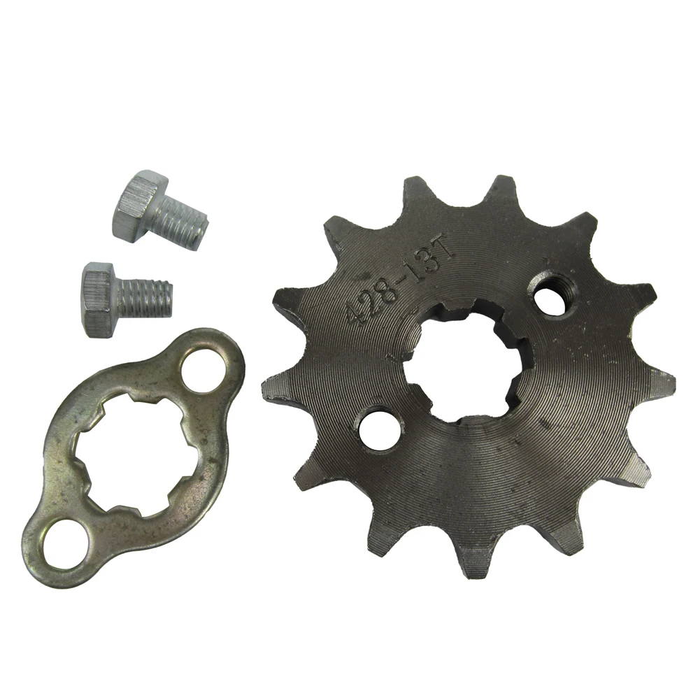 Engine Sprocket 17 20mm 10T-19T Front Engine Sprocket For KAYO BSE SSR SDG Dirt Pit Bike ATV Quad Go Kart Moped Scooter Motorcycle 428# Chain