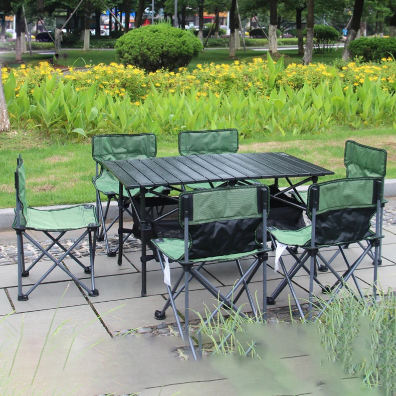 Folding Camping Table Set 2