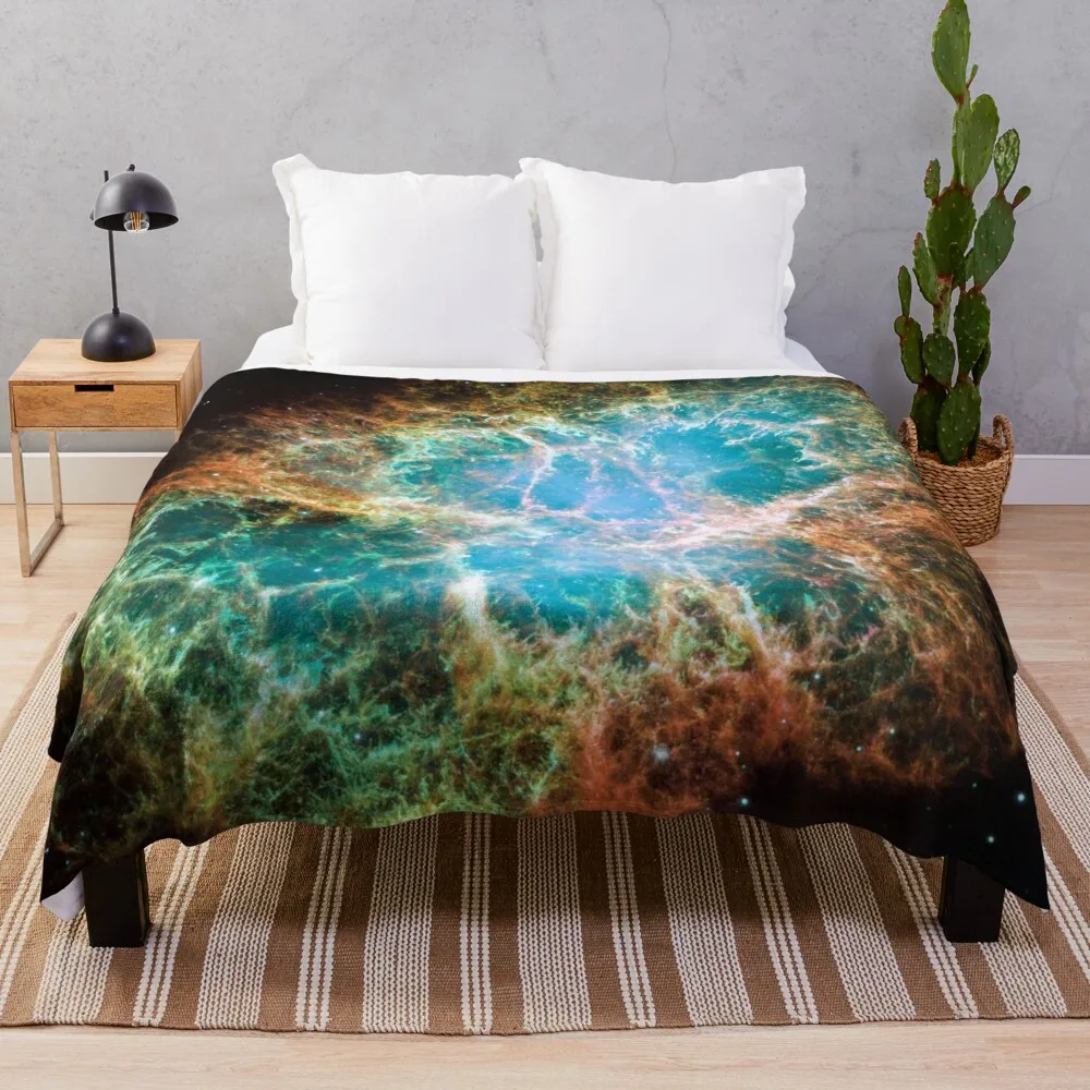 

Crab nebula Throw Blanket Softest Blanket Personalized Gift Nap Blanket