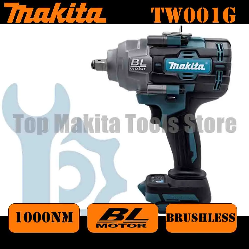 Impact Driver Makita 18v tools TW001G 1000Nm Cordless wrench Electric Impact Wrench wireless impact gun Car Tire Repair Removal repair tool