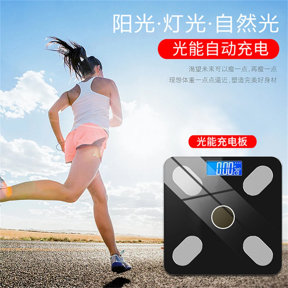 Bluetooth Body Fat Scale with Free iOS and Android App,Wireless Digital Body  Fat Weight Scale