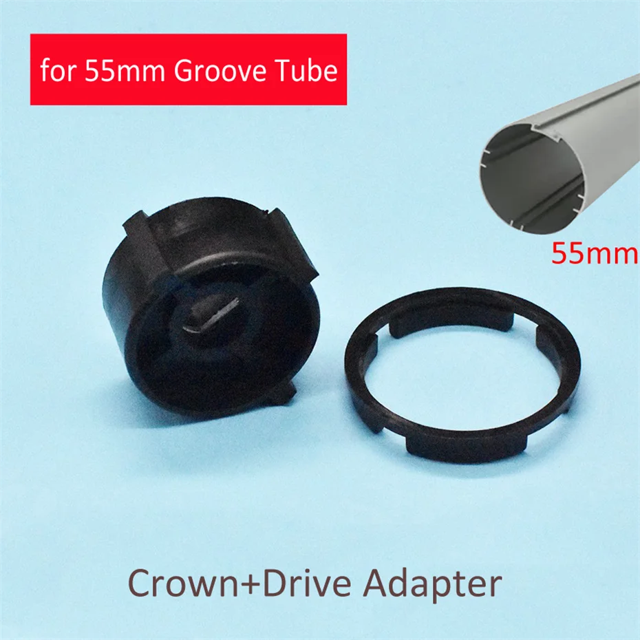 Coroa e Adaptador de Acionamento para Persianas Motorizadas Adequado para A-ok Dooya Tuya Motor Tubular de 45 mm Diâmetro de 55 mm Pcs 2pcs