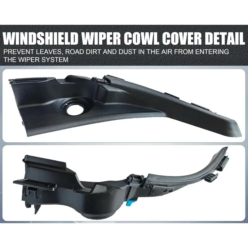 혼다 시빅 2012-2015용 와이퍼 카울 커버 연장 트림 2개 좌우 교체용 74210-TR0-A00 74220-TR0-A00