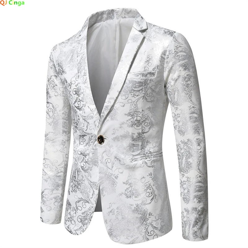 Blazers Masculino Homme 남성용 슬림 피트, 2025 세련된 캐주얼 솔리드 블레이저, 비즈니스 웨딩 파티 아웃웨어..