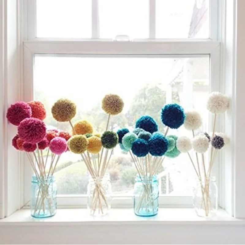 4 Pcs Pompom Maker For Yarn Creative Fluff Ball Weaver Time-saving Pompom  Makers Handmade DIY Knitting Set With Anti-stuck Ex - AliExpress